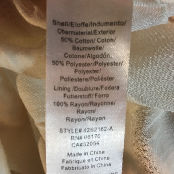 Greylin striped cotton-blend flared skirt size 10 - Picture 8 of 8